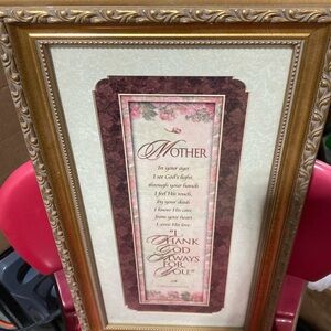 Home interior Mother picture frame